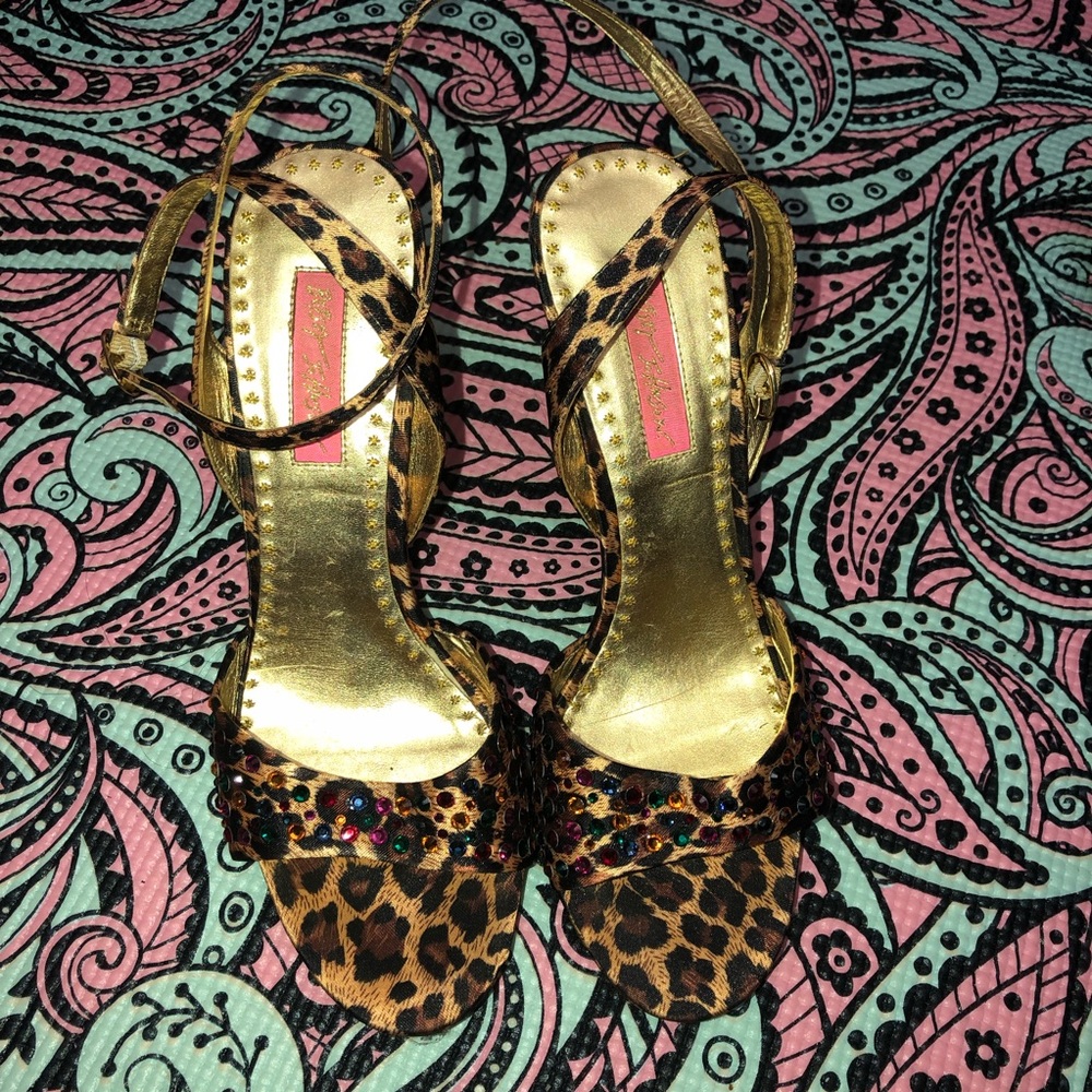 Leopard Print Heels - Picture 3 of 8